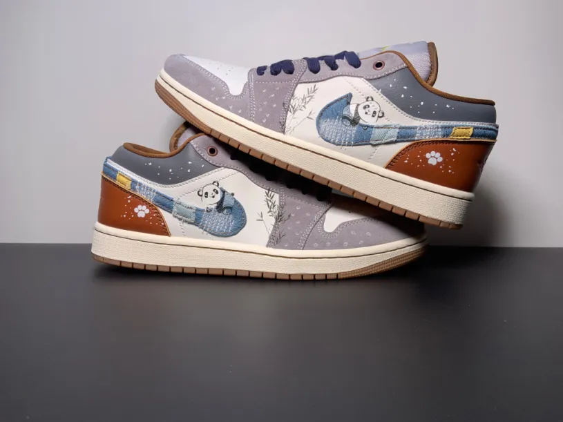 Air Jordan 1 Grey Camo Panda Custom FZ5042-041 