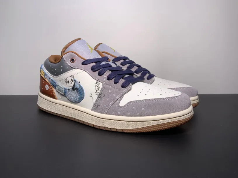 Air Jordan 1 Grey Camo Panda Custom FZ5042-041 