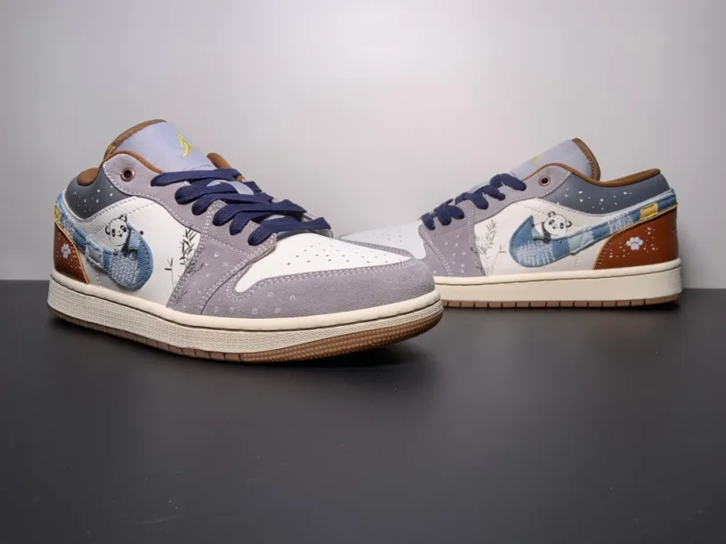 Air Jordan 1 Grey Camo Panda Custom FZ5042-041 