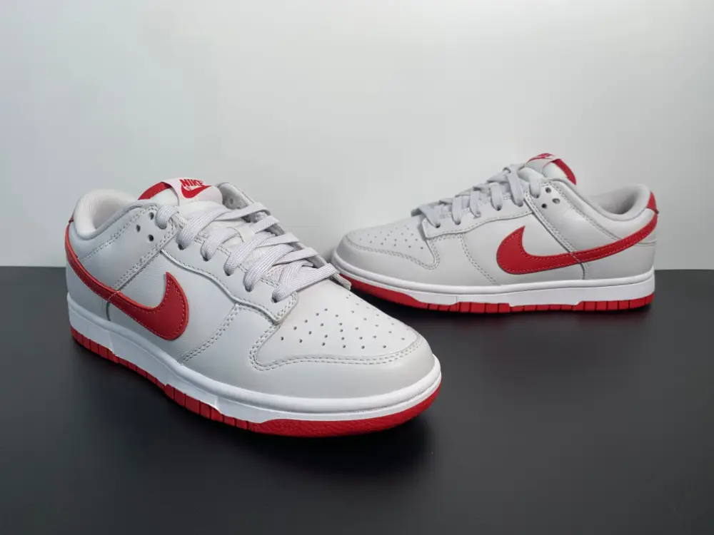 Nike Dunk Low “Vast Grey Varsity Red” FJ0832-011 