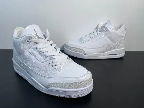 Air Jordan 3 “Pure White” 136064-111 