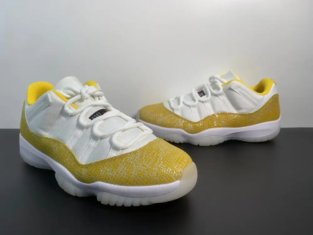 Air Jordan 11 Low WMNS Yellow Snakeskin AH7860-107 