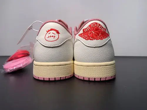 Travis Scott x Air Jordan 1 Low OG Shy Pink DM7866-600 