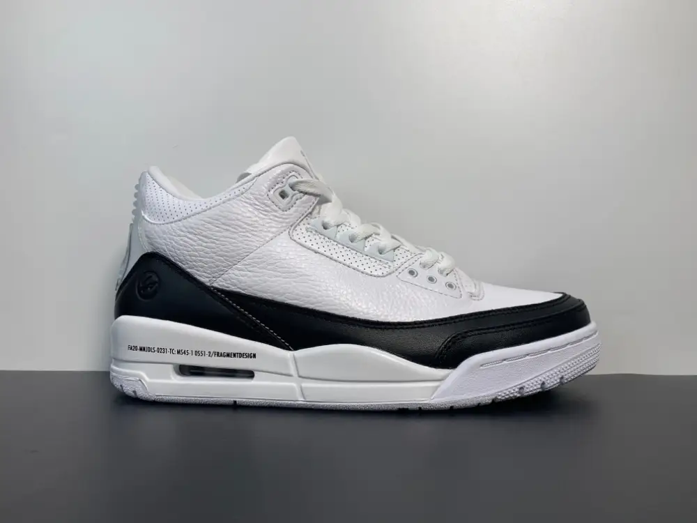 Air Jordan 3 x fragment Design White DA3595-100 