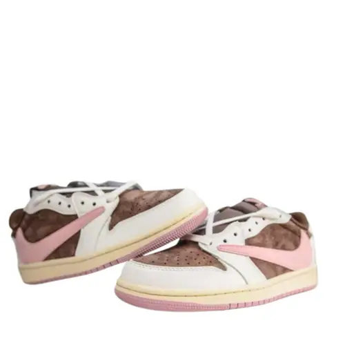 Travis Scott x Air Jordan 1 Low OG “Dark Pony Pink Oxford” DZ4137-206 