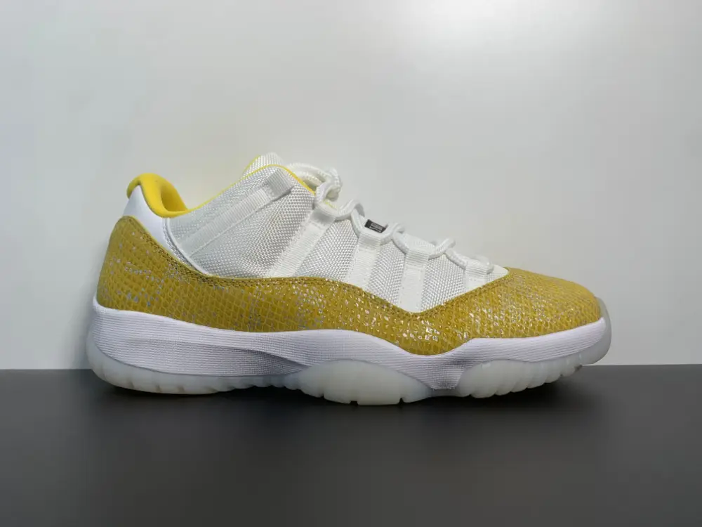 Air Jordan 11 Low WMNS Yellow Snakeskin AH7860-107 
