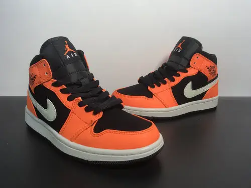 Air Jordan 1 Mid “Orange Black” 