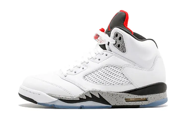 Air Jordan 5 Retro BG White Cement 440888-104 
