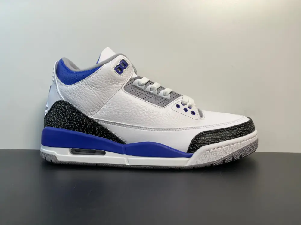 Air Jordan 3 Retro Racer Blue White CT8532-145 