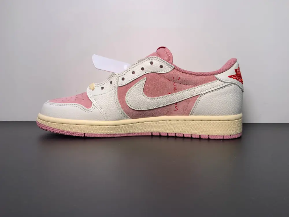 Travis Scott x Air Jordan 1 Low OG Shy Pink DM7866-600 