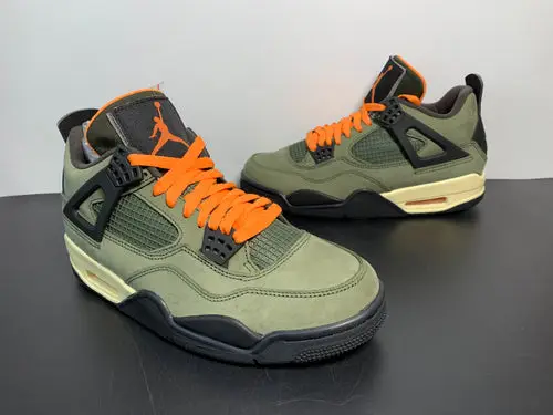 Air Jordan 4 Retro Undefeated Army Green 