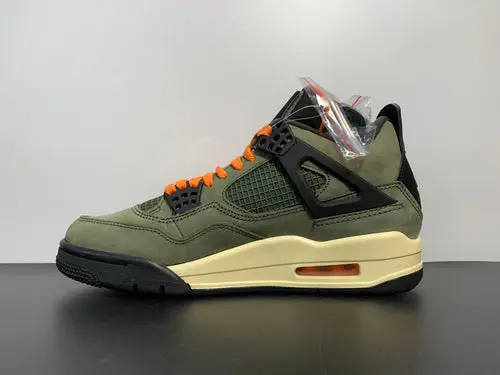 Air Jordan 4 Retro Undefeated Army Green 