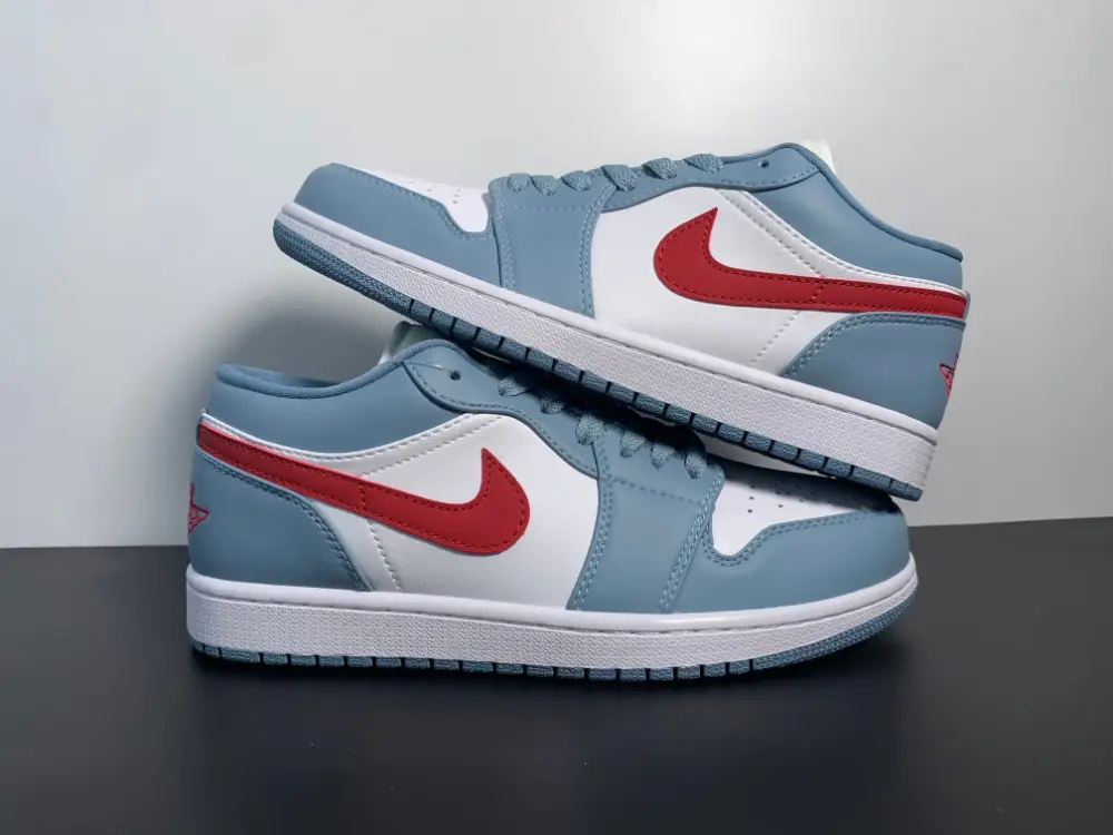 Air Jordan 1 Low Blue Whisper Dune Red DC0774-164 