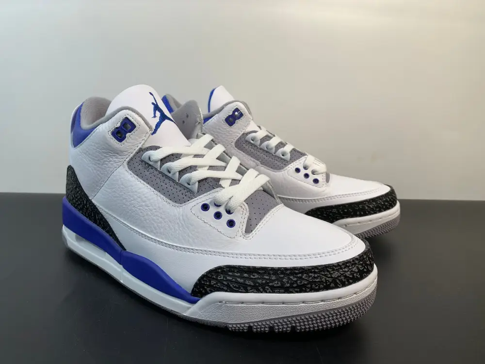 Air Jordan 3 Retro Racer Blue White CT8532-145 