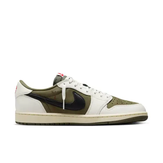 Air Jordan 1 Retro Low OG SP x Travis Scott ‘Reverse Olive’ 