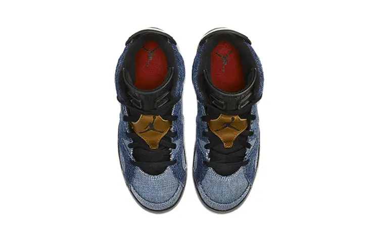 Air Jordan 6 Retro PS 'Washed Denim' Washed Denim Sail Varsity Red Bla 