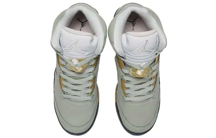 Air Jordan 5 Retro Jade Horizon Light Silver Anthracite Pink Glaze DC7 