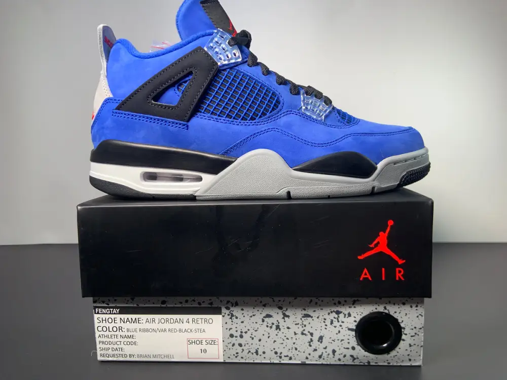 AIR JORDAN 4 RETRO Eminem Encore Blue 