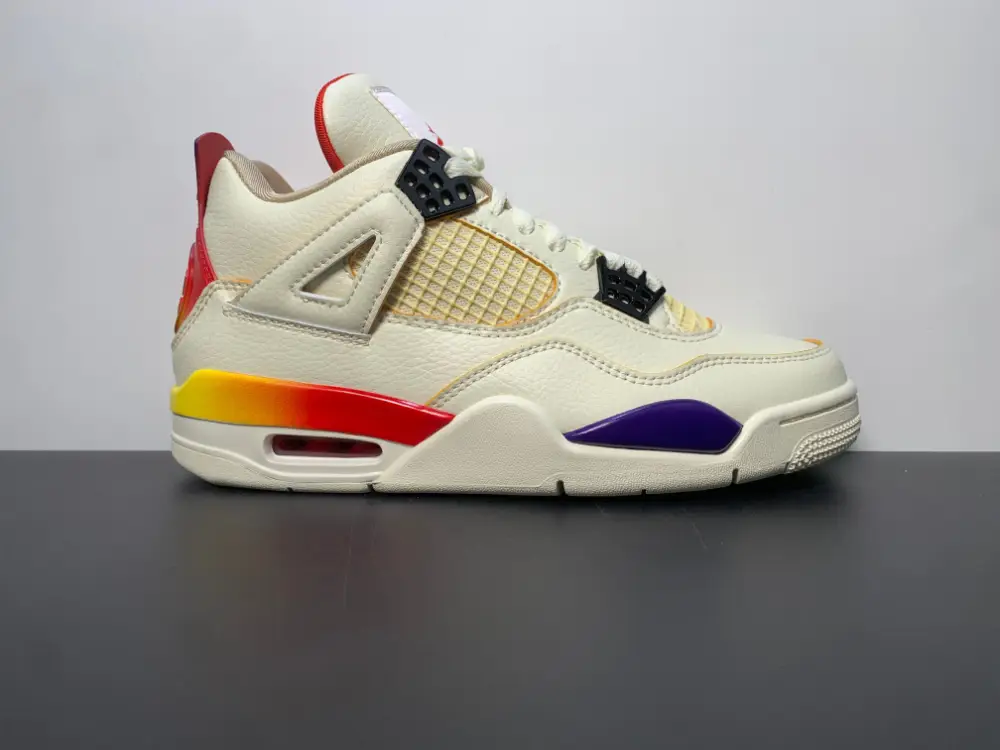 Air Jordan 4 X J Balvin Medellín Sunset Unisex Sneakers 