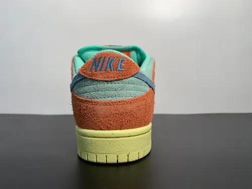 Nike SB Dunk Low Noise Aqua Emerald Rise Orange DV5429-800 