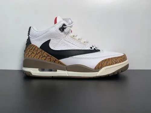 Travis Scott 2 x Air Jordan 3 Tan Brown CT8532-120 61BD61050