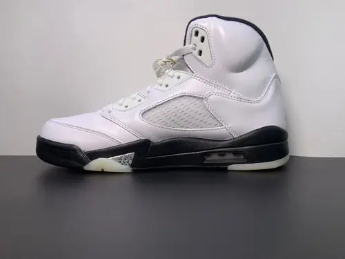Air Jordan 5 White Black-Sail-Metallic Silver DD0587-110 