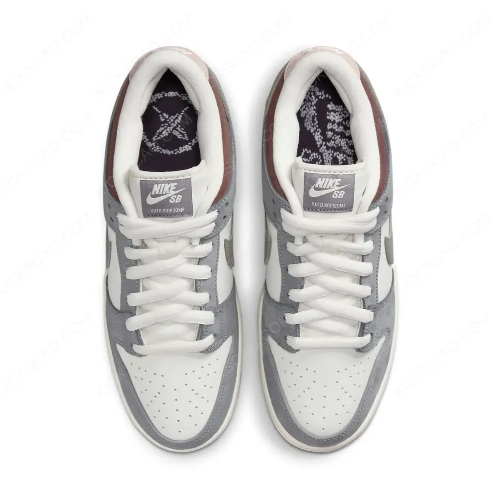 Yuto Horigome × Nike Dunk SB Low Grey White FQ11480-001 