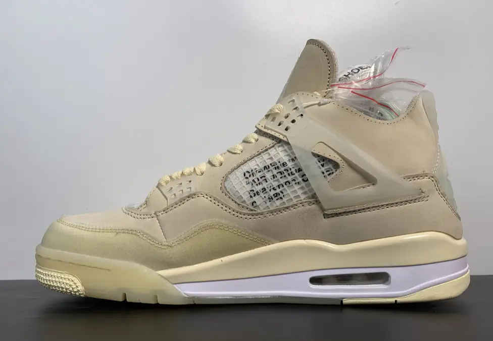 OFF-WHITE x Air Jordan 4 WMNS Mid Sail CV9388-100 
