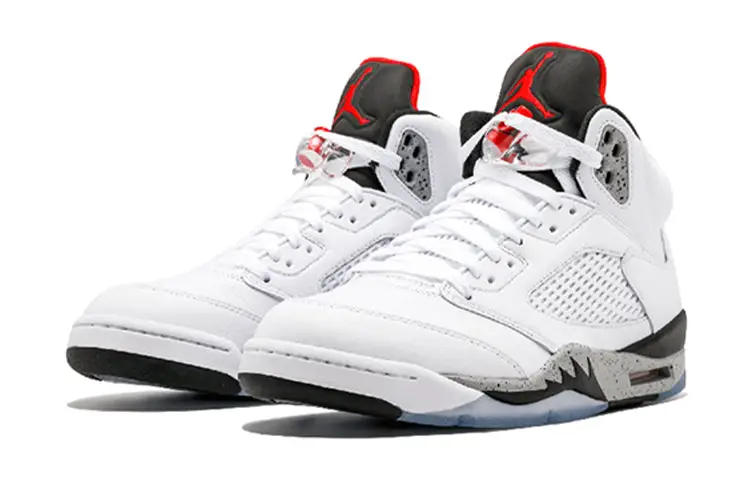 Air Jordan 5 Retro BG White Cement 440888-104 