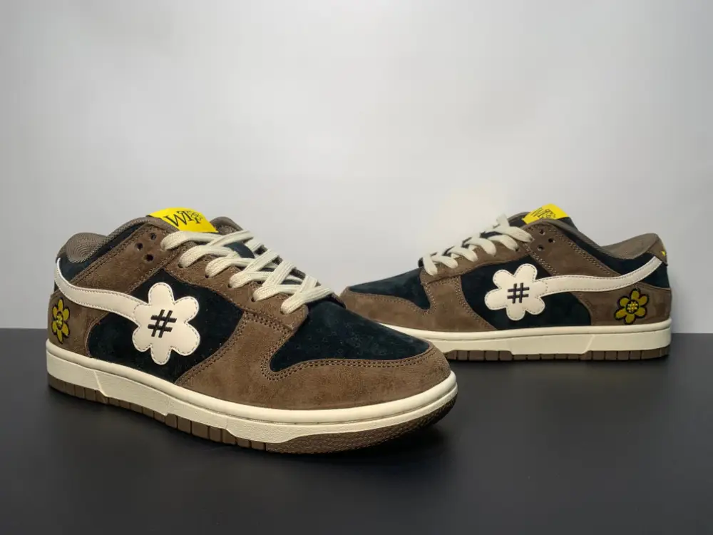 Wtp Water The Plant 1.0 Dunk Low Shroom Truffle Brown 