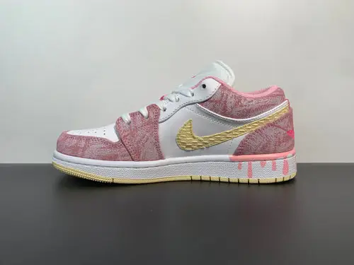 Air Jordan 1 Low GS Paint Drip 