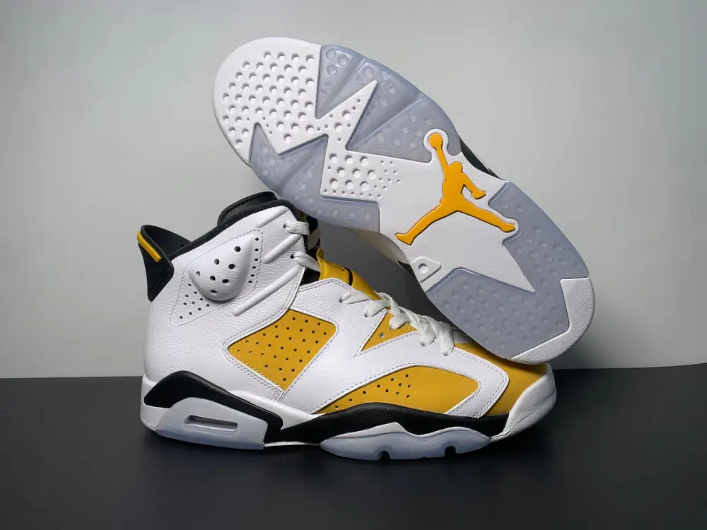Nike Air Jordan Retro 6 Yellow Ochre White Black CT8529-170 