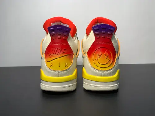 Air Jordan 4 X J Balvin Medellín Sunset Unisex Sneakers 
