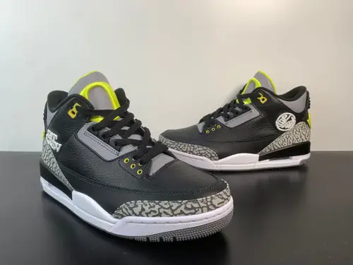 Air Jordan 3 Retro Oregon Ducks Pit Crew Black 282240-594 
