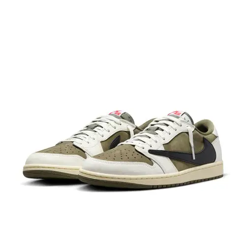 Air Jordan 1 Retro Low OG SP x Travis Scott ‘Reverse Olive’ 