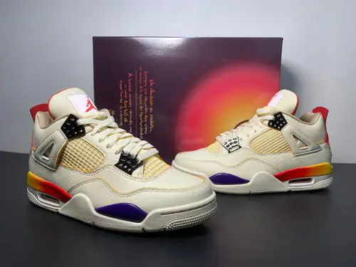 Air Jordan 4 X J Balvin Medellín Sunset Unisex Sneakers 