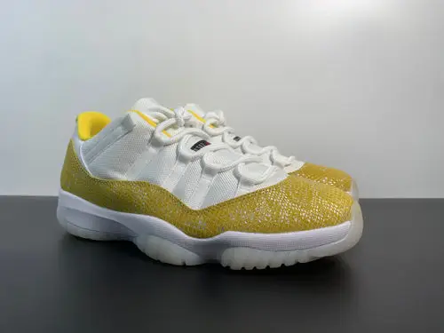 Air Jordan 11 Low WMNS Yellow Snakeskin AH7860-107 