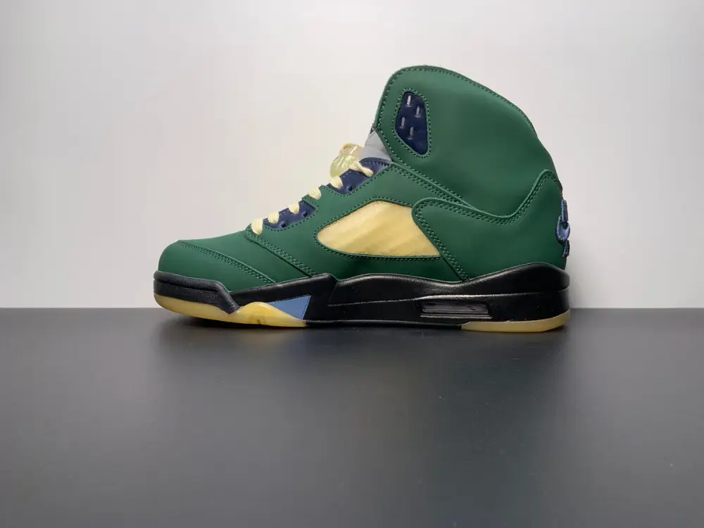 A Ma Maniere x Air Jordan 5 Retro SP Dark Green Black FZ5758-003 