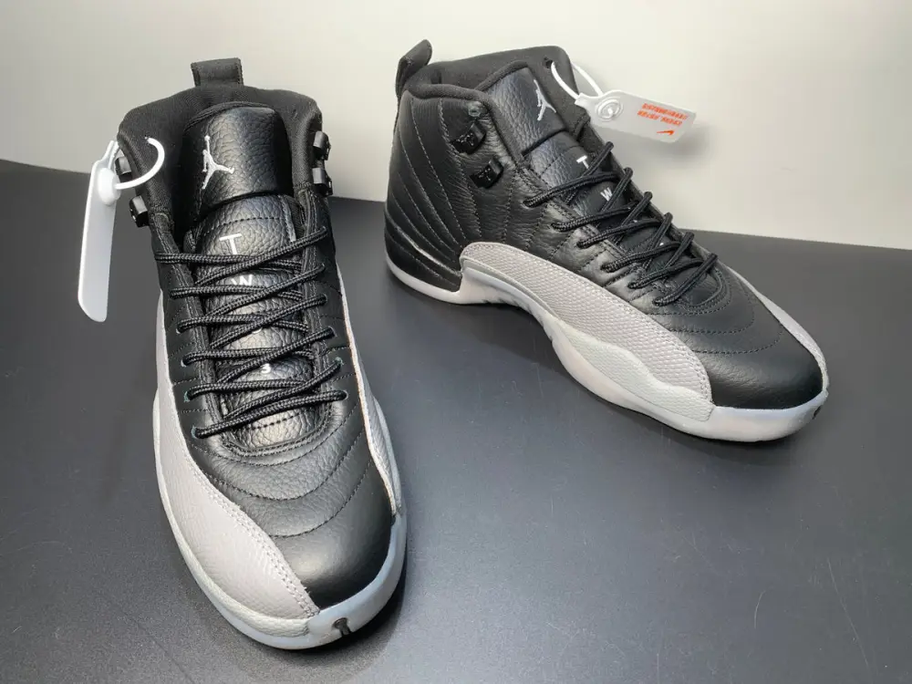 Air Jordan 12 Retro Black Wolf Grey 