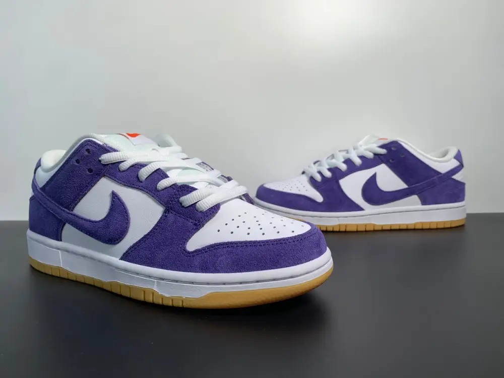 Nike SB Dunk Low “Purple Suede” Pro ISO Orange Label Court Purple Gum 