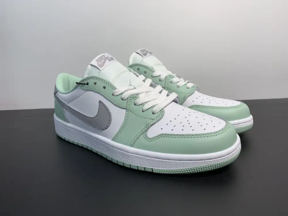 Air Jordan 1 Low White Green 