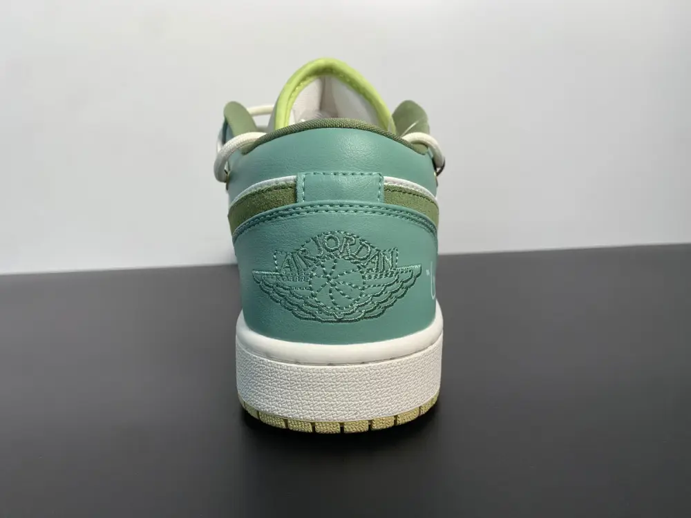 Air Jordan 1 Low Sail White Oil Green FD9906-131 