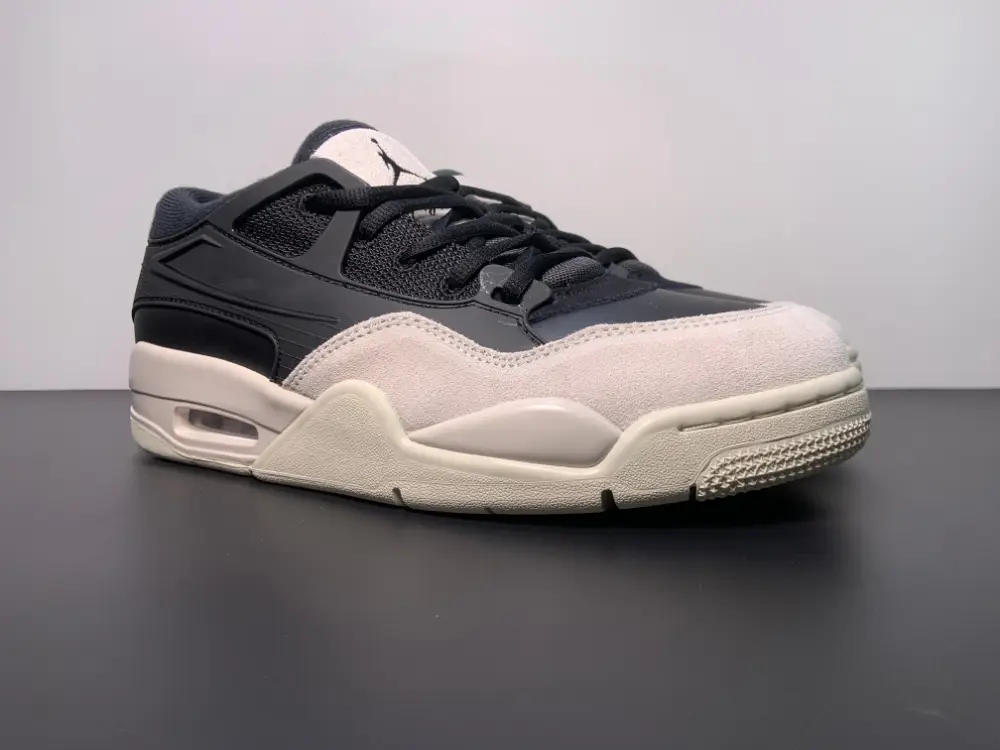 Air Jordan 4 RM Black Light Bone-Dark Grey FQ7939-001 