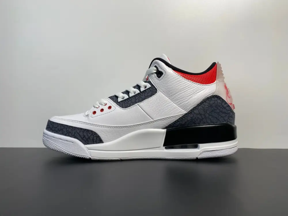 Air Jordan 3 Retro SE Fire Red Denim (GS) CZ6433-100 