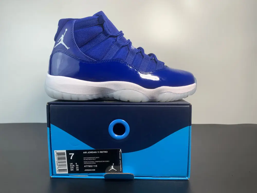 Air Jordan 11 Midnight Navy White” AT7802-115 