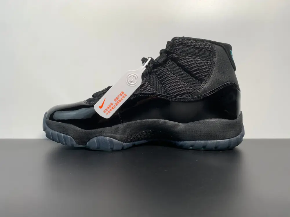 AIR JORDAN 11 RETRO BLACK GAMMA BLUE-VARSITY MAIZE 378037-006 