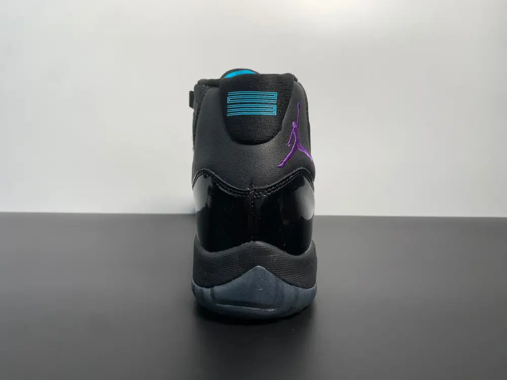 AIR JORDAN 11 RETRO BLACK GAMMA BLUE-VARSITY MAIZE 378037-006 