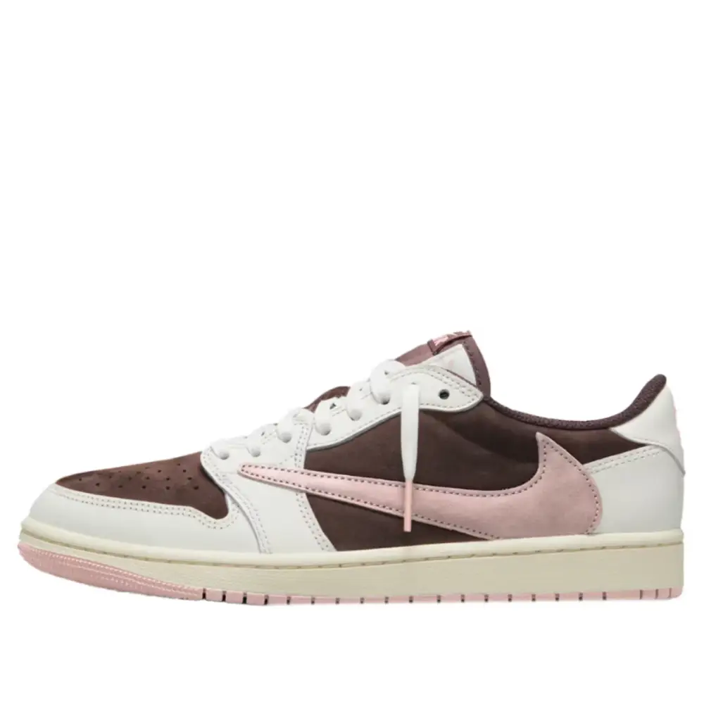 Travis Scott x Air Jordan 1 Low OG “Dark Pony Pink Oxford” DZ4137-206 