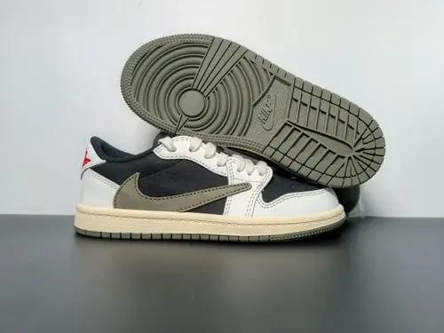 Travis Scott X Wmns Air Jordan 1 Retro Low OG Olive PRE-OWNED 