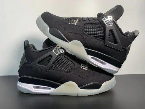 Air Jordan 4 Black White Eminem Carhartt 